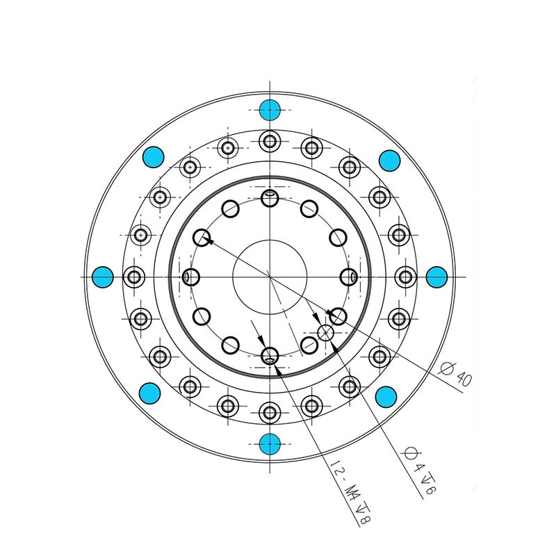 WFH17 Hollow Planetary Circular Gear Reducer