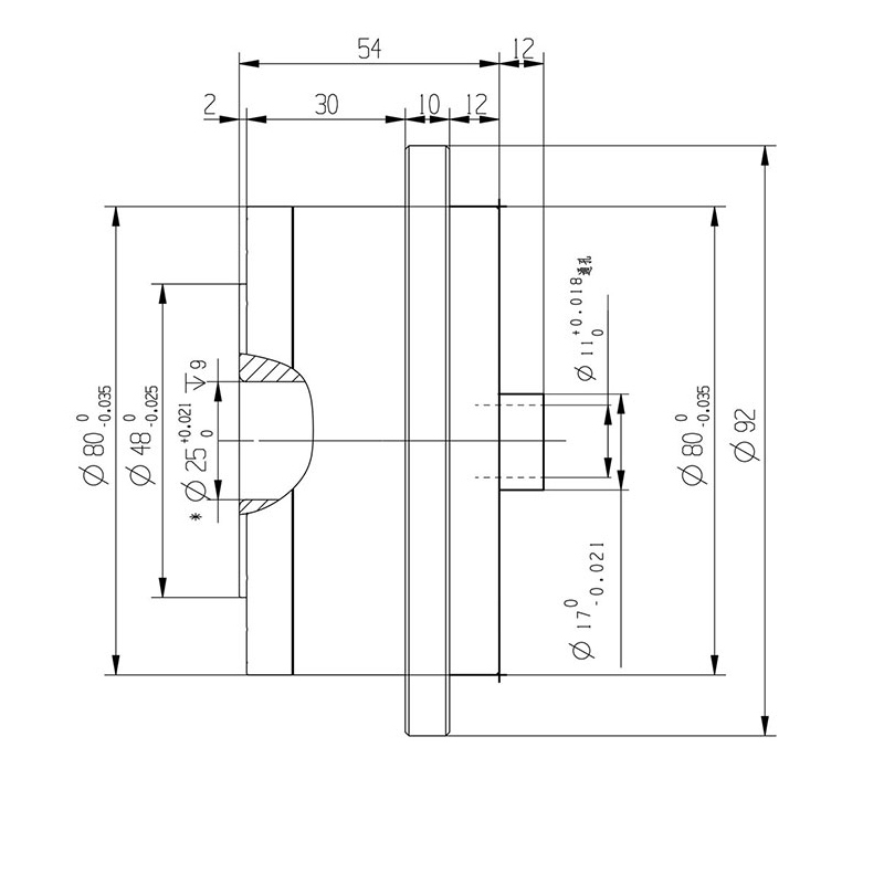 WFH17 Hollow Planetary Circular Gear Reducer