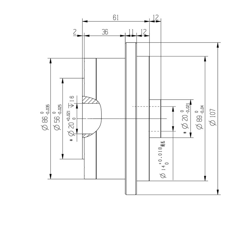 WFH25 Hollow Planetary Circular Gear Reducer