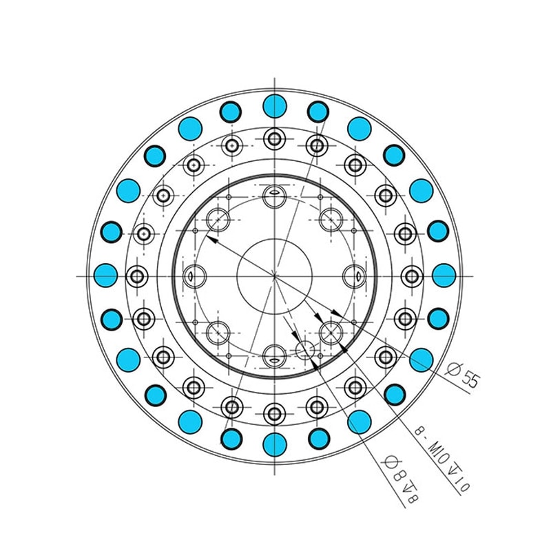 WFH32 Hollow Planetary Circular Gear Reducer