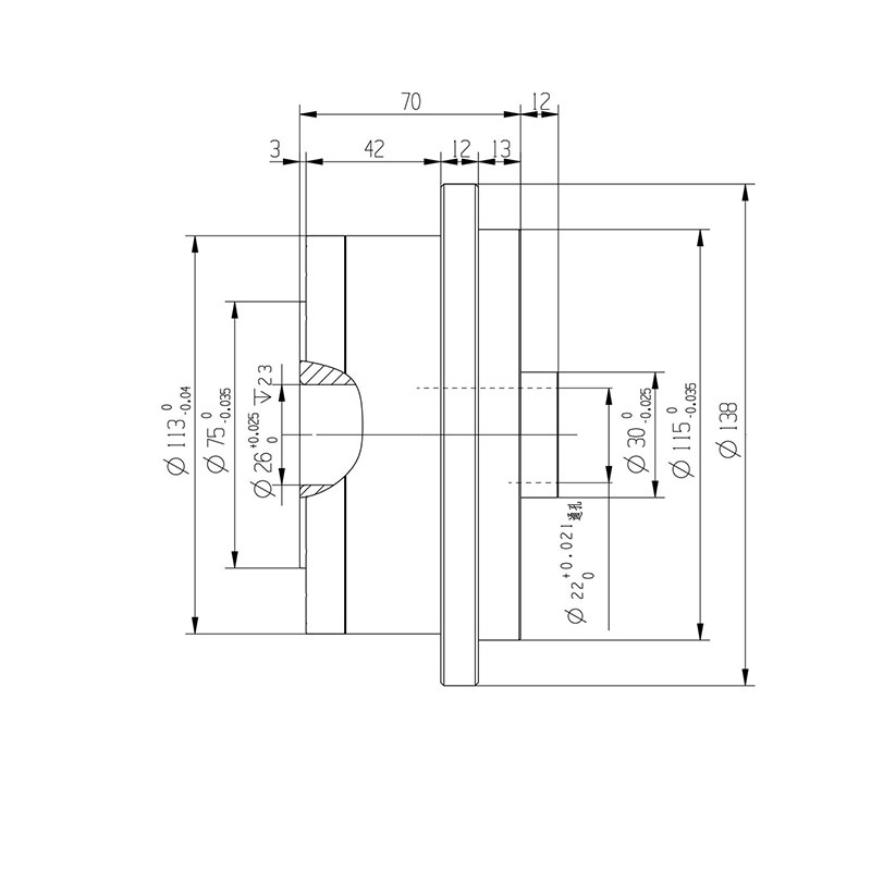 WFH32 Hollow Planetary Circular Gear Reducer