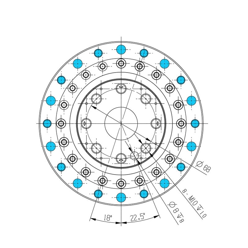 WFH32 Hollow Planetary Circular Gear Reducer