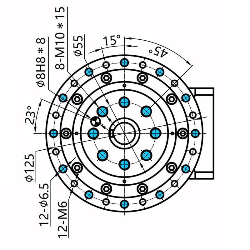 WFR 32 series reducer drawings