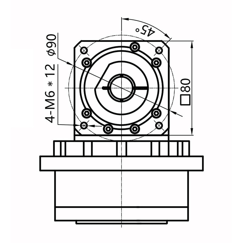 WFR 32 series reducer drawings